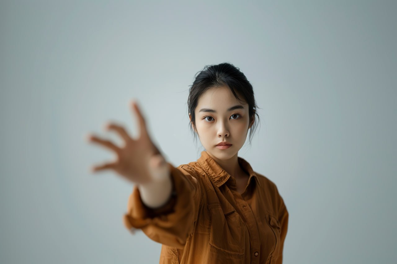 턱지방흡입 후 변화된 자신감 있는 모습