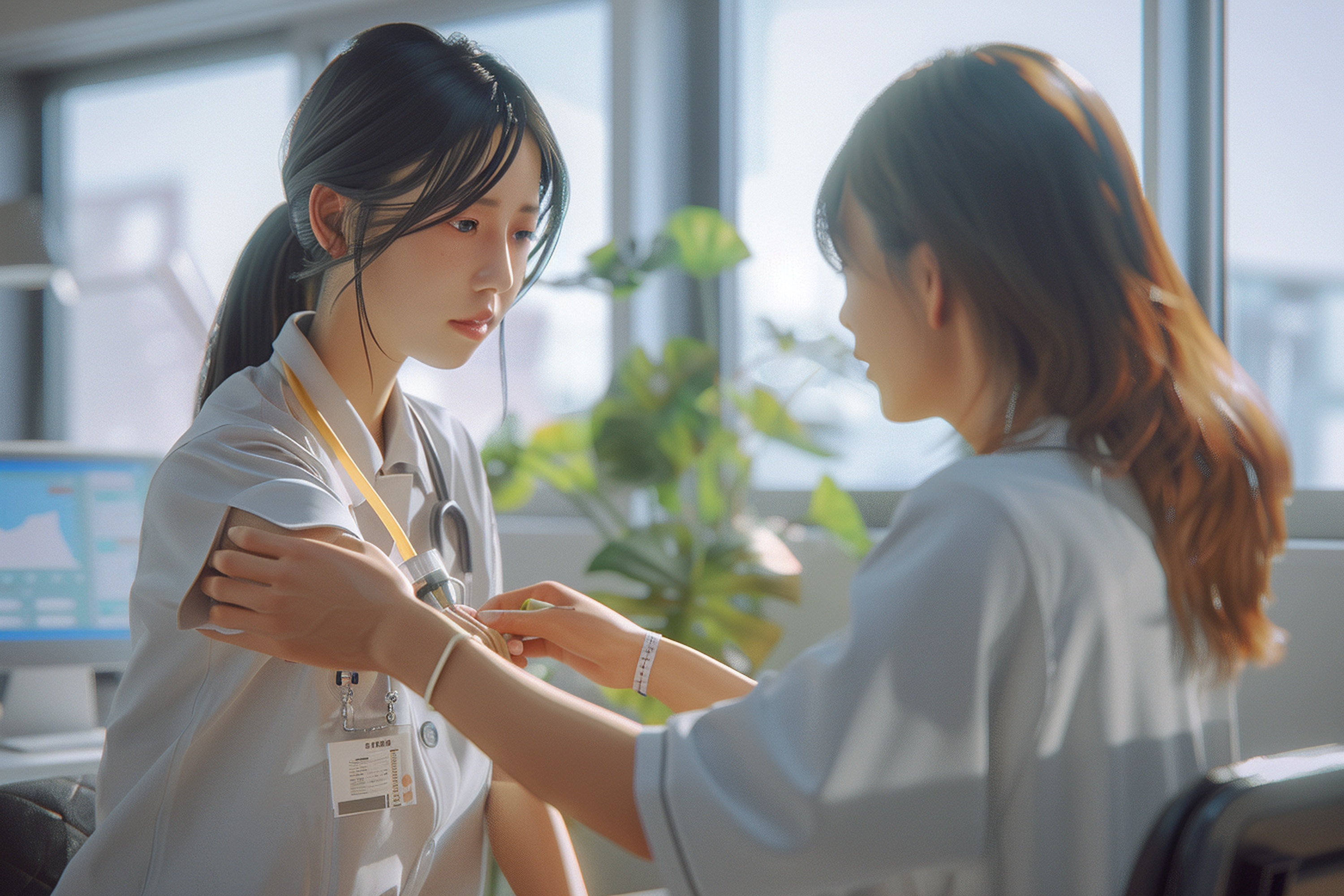 지방흡입 전 건강 상태 확인·상담 장면(참고 이미지)